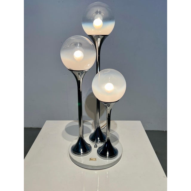 Space Age Table Lamp by Targetti Sankey, 1960s For Sale - Image 9 of 11