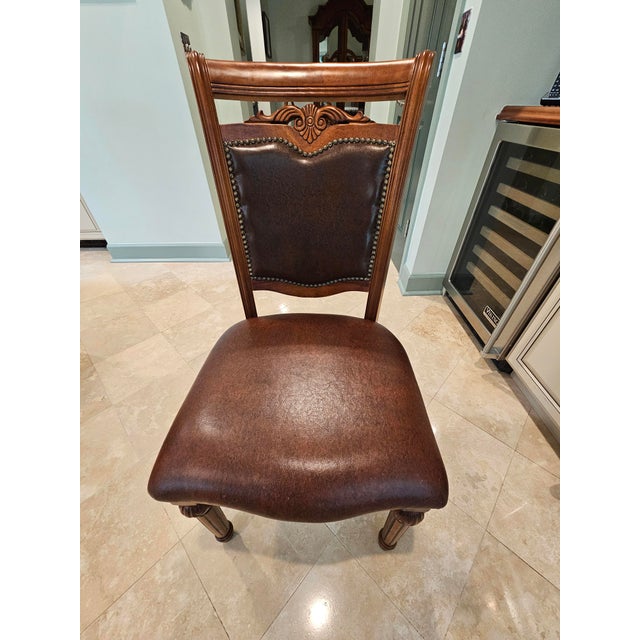 Set of 6 Dining Chairs For Sale In Savannah - Image 6 of 8