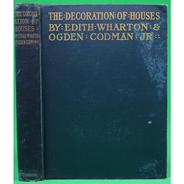 Traditional "The Decoration of Houses" 1902 Wharton, Edith & Codman, Ogden Jr For Sale - Image 3 of 13