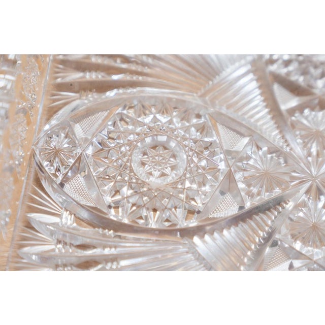 Square Tray in Bohemian Crystal, 1970s For Sale - Image 12 of 14