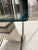 1980s Maitland-Smith Style Tessellated Stone and Iron Sculptural Base Glass Top Side End Table For Sale In Denver - Image 6 of 13