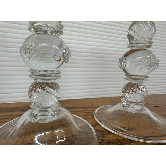 Juliska Berry Candlestick Holders, Pair For Sale In San Francisco - Image 6 of 12