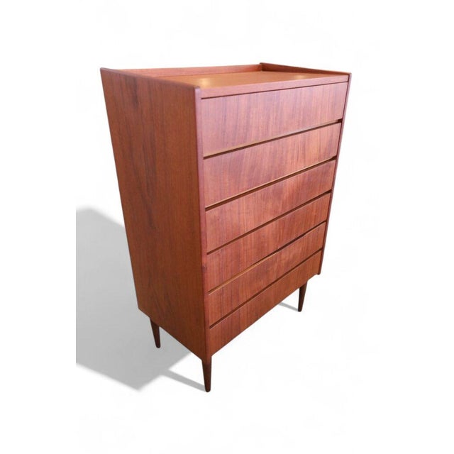 Danish Teak Chest of 6 Drawers, 1960s For Sale - Image 11 of 11
