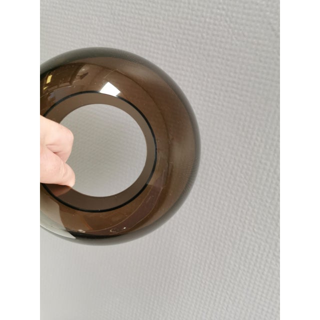 Table Lamp with Smoky Acrylic Shade and Rosewood Base by Bent Karlby for Ask Belysninger, 1971 For Sale - Image 11 of 14