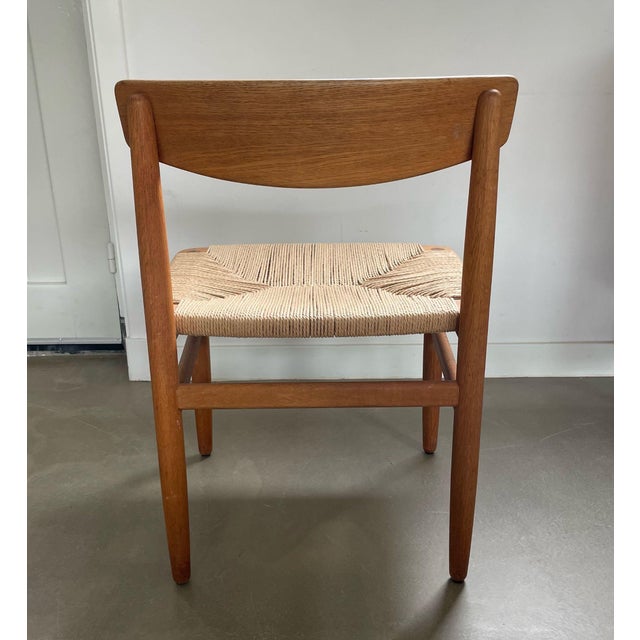 Brown Vintage Dining Chairs by Børge Mogensen for Karl Andersson & Sons, 1950s, Set of 4 For Sale - Image 8 of 16