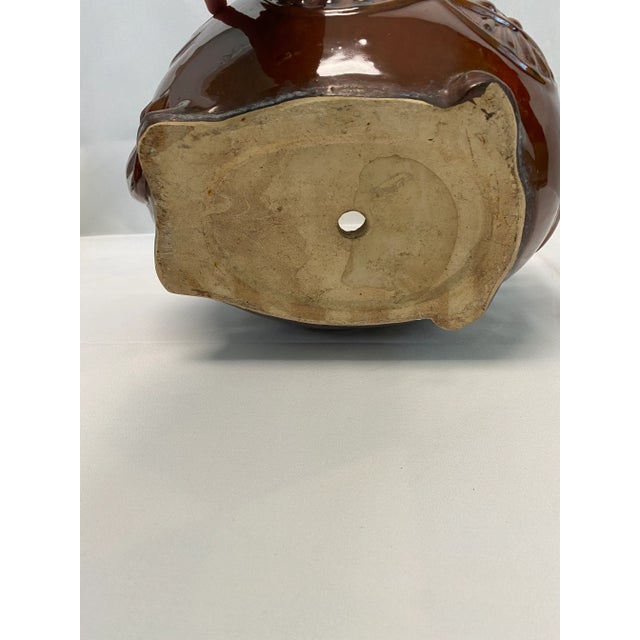 Auburn 1960s Mid-Century Elephant Planter Cachepot – Folk Art Ceramic Animal Planter For Sale - Image 8 of 12