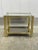 1980s 1980s Hollywood Regency Brass and Glass Side Table For Sale - Image 5 of 5