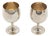 Plain Silver Goblets, Set of 2 For Sale