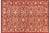 Red Elegant Floral 1990's Pak-Persian Red/Gold Wool Rug - 6'2'' X 9'2'' For Sale - Image 8 of 9