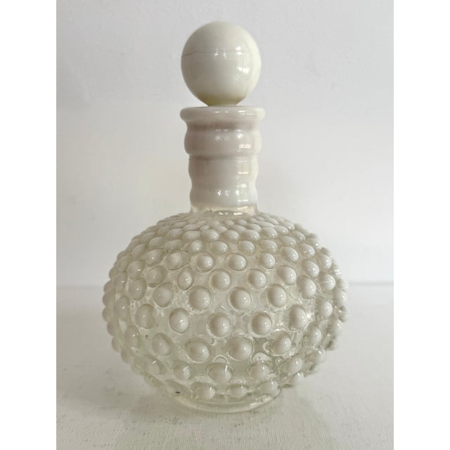 Fenton milk glass in the hobnail opalescent pattern. Wonderful translucent white almost blue color. Very collectible...