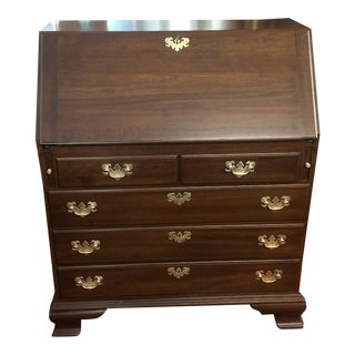 Vintage Secretary Desk, Cherry Desk, Ethan Allen Furniture For Sale