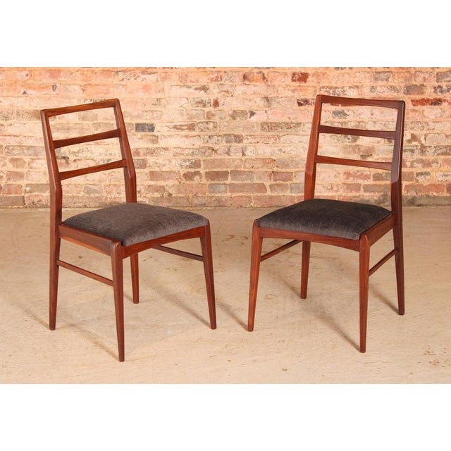 Afromosia Dining Chairs by Richard Hornby for Heals, 1960s, Set of 4 For Sale - Image 3 of 12