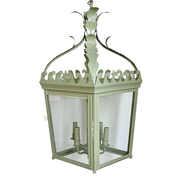 Vintage Timothy Langston Georgian Hall Lantern For Sale