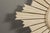 Painted Wood Modern Custom Sunburst with Convex Mirror with Varying Rays For Sale - Image 11 of 12