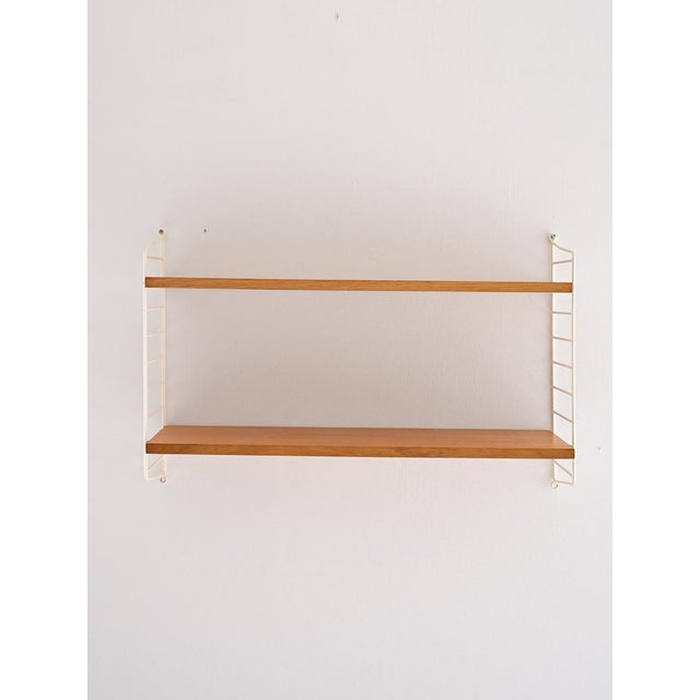 Vintage Oak Shelving Unit, 1960s For Sale - Image 9 of 9