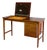 Vintage Teak Vanity With 3 Drawers Flip-Up Mirror and Storage Denmark 1960s For Sale