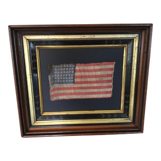 Antique 45 Star American Flag 1896- 1907 Utah. For Sale
