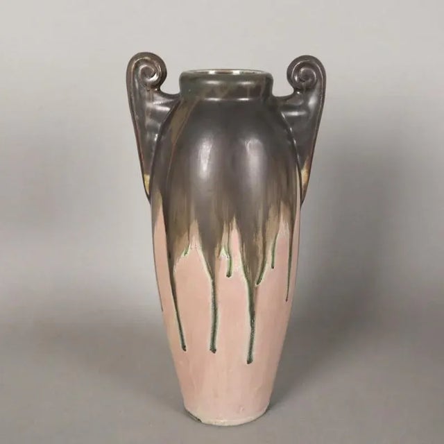 Art Nouveau Ceramic Vase by Gilbert Méténier For Sale - Image 4 of 8