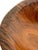 Vintage South African Folk Art Heavy Wood Bowl For Sale - Image 6 of 11