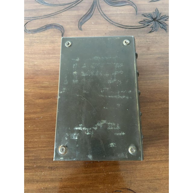 Art Nouveau Jewelry Box in Onyx and Metal, 1920s For Sale - Image 18 of 18