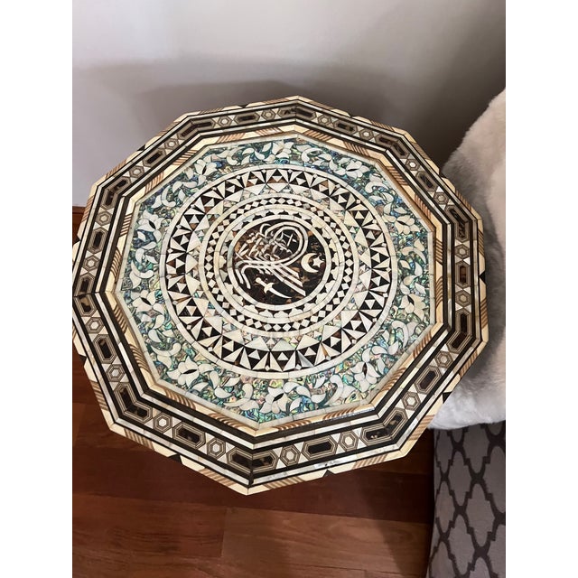 Moroccan 1970s Pair of Moroccan Side Tables For Sale - Image 3 of 4