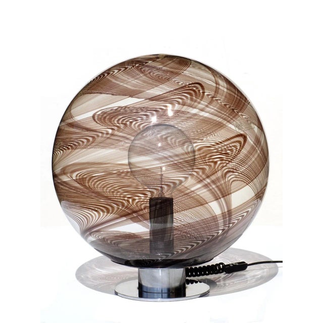 Glass Table Lamp by Lino Tagliapietra, 1960s For Sale - Image 6 of 6