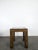 Square Wood End Table with Glass Top, 1980s, in Very Good conditions. Designed 1980 to 1989
