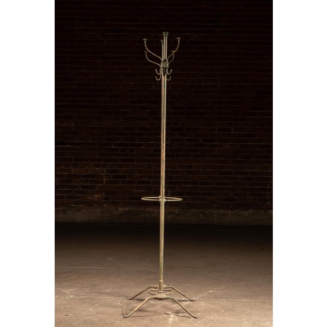 Early 20th Century Early 20th Century Industrial Metal Hall Tree For Sale - Image 5 of 10
