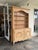 French Provincial Light Oak Wood Kitchen Cabinet, Antique For Sale - Image 4 of 12