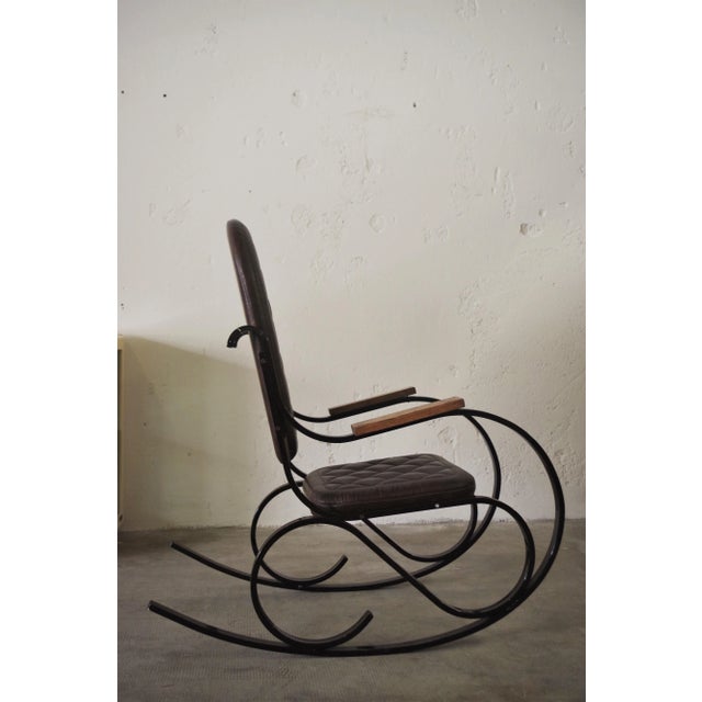 Metal Rocking Chair, 1950s For Sale - Image 7 of 18