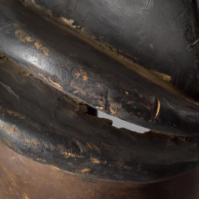 Brown Early 20th Century Suku Helmet Mask For Sale - Image 8 of 14
