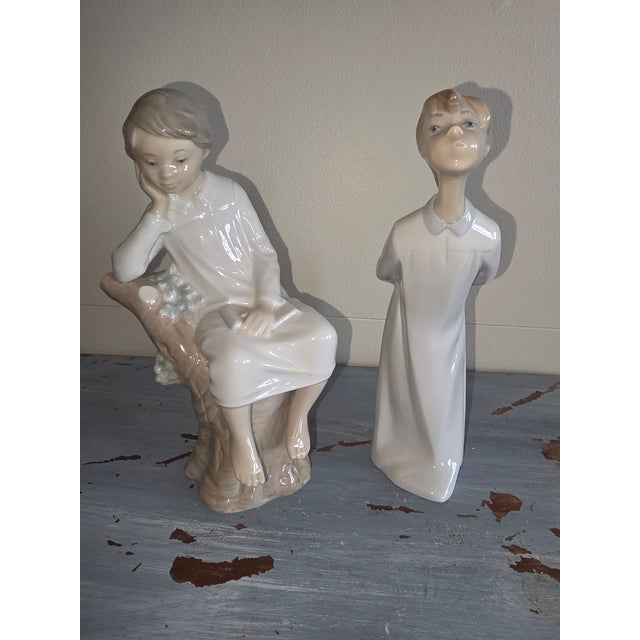 1960s Two Vintage Lladro Figurines For Sale - Image 5 of 10