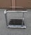 Vintage Italian Chrome and Smoked Glass Rolling Side Table, 1970s For Sale - Image 6 of 15
