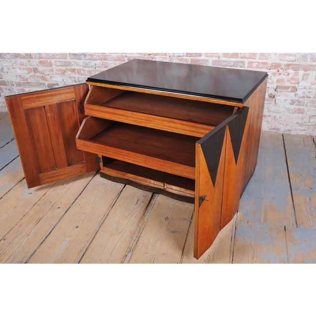 Art Deco Sideboards in Mahogany by J. Gočár for Pud, Czech, 1890s, Set of 2 For Sale - Image 13 of 15