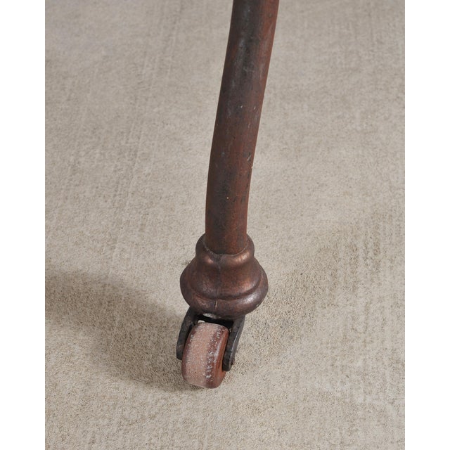 Late 19th C. French Campaign Style Iron Bronze Chaise Longue For Sale - Image 11 of 18