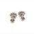 Metal Diamond Rubellite Tourmaline Earrings 14k Gold 1.36 Tcw Certified For Sale - Image 7 of 13
