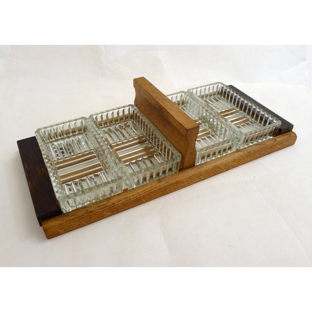 1950s Vintage Art Deco Appetizer Tray, 1950s For Sale - Image 5 of 13