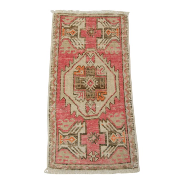 Mini Vintage Turkish Rug For Sale
