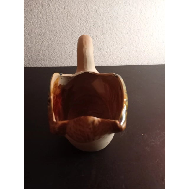 Mexican Hand Painted Tonala Style Swan Planter, Made in Mexico For Sale - Image 4 of 10