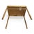 Gold Vintage Koch Originals Brass Vanity Bench Tufted Cream Vinyl Hollywood Regency For Sale - Image 8 of 9