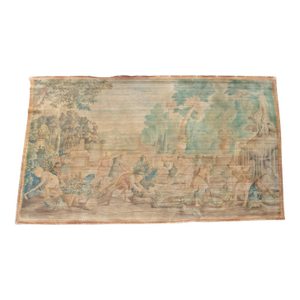 Circa 1860 French Toile Peinte, the Children Gardeners, After Charles Le Brun