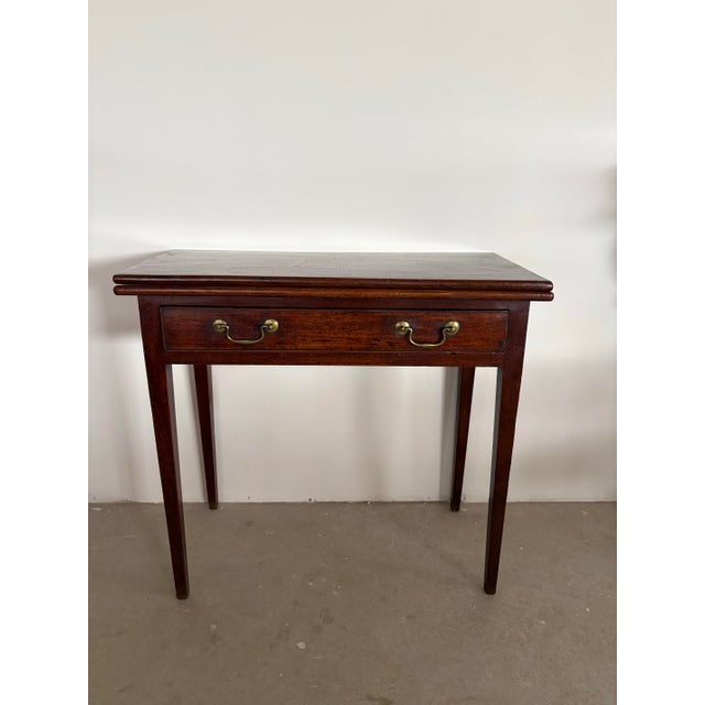 Wood Early 19th Century English Gold Top Side / Games Table For Sale - Image 7 of 7