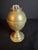 American Antique 1840s Spun Brass Standalone Lard / Burning Fluid Lamp Flat Wick Burner For Sale - Image 3 of 16