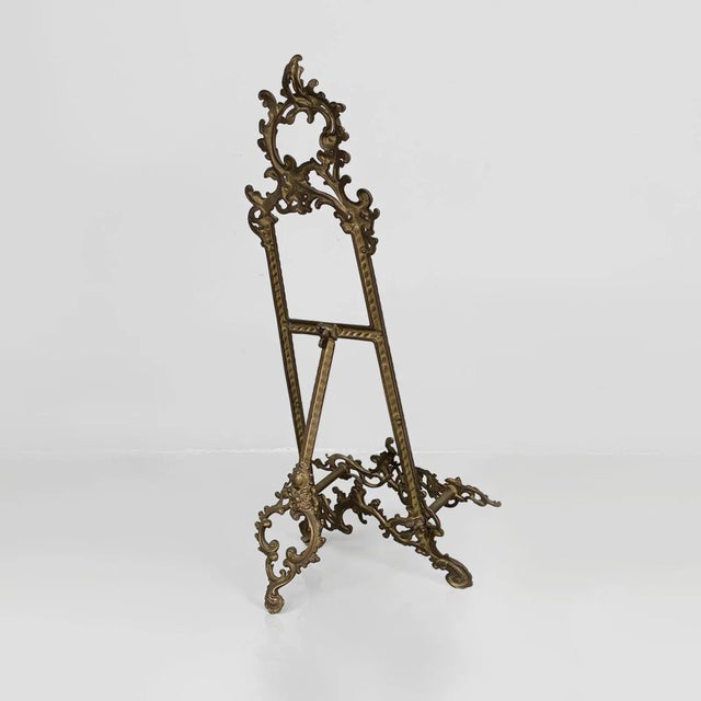 1950s Italian Baroque-Style Bronze Table Bookstand, 1950s For Sale - Image 5 of 18