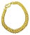 Cuban Link 24 Karat Pure Yellow Gold Solid Bracelet, 46.8 Gm, Unisex , 8 INCH For Sale