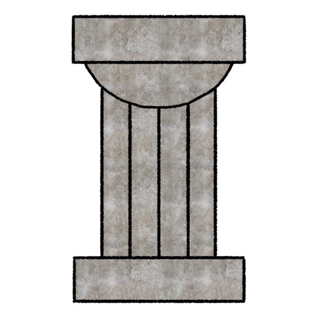 To Be Grey Rug by Suonarestella/Paolo Stella for Malcusa For Sale