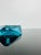 Glass Art Deco Blue Faceted Glass Ashtray by Moser, Czechoslovakia, 1930 For Sale - Image 7 of 9