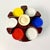 A vintage poker chip caddy with chips in four colors. There are approximately 24 chips in each of the six slots for just...