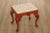 Custom Crafted Queen Anne Style Carved Walnut Stools - A Pair For Sale In Philadelphia - Image 6 of 12