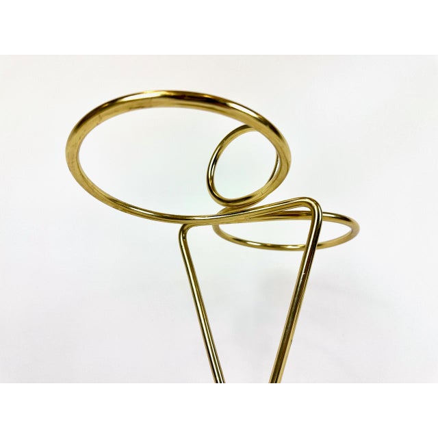 Mid-Century Austrian Cast Iron and Brass Umbrella Stand, 1960s For Sale - Image 6 of 10